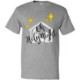 thumbnail image 3 of Inktastic Oh Holy Night Christmas Nativity with Yellow Stars T-Shirt, 3 of 5