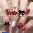 thumbnail image 5 of 200PCS 3D Bow Nail Art Decorations, Colorful Bowknot Nail Accessories 3D Bows Nail Charms for Resin Flatback Nail Art Design-style:style2;, 5 of 5