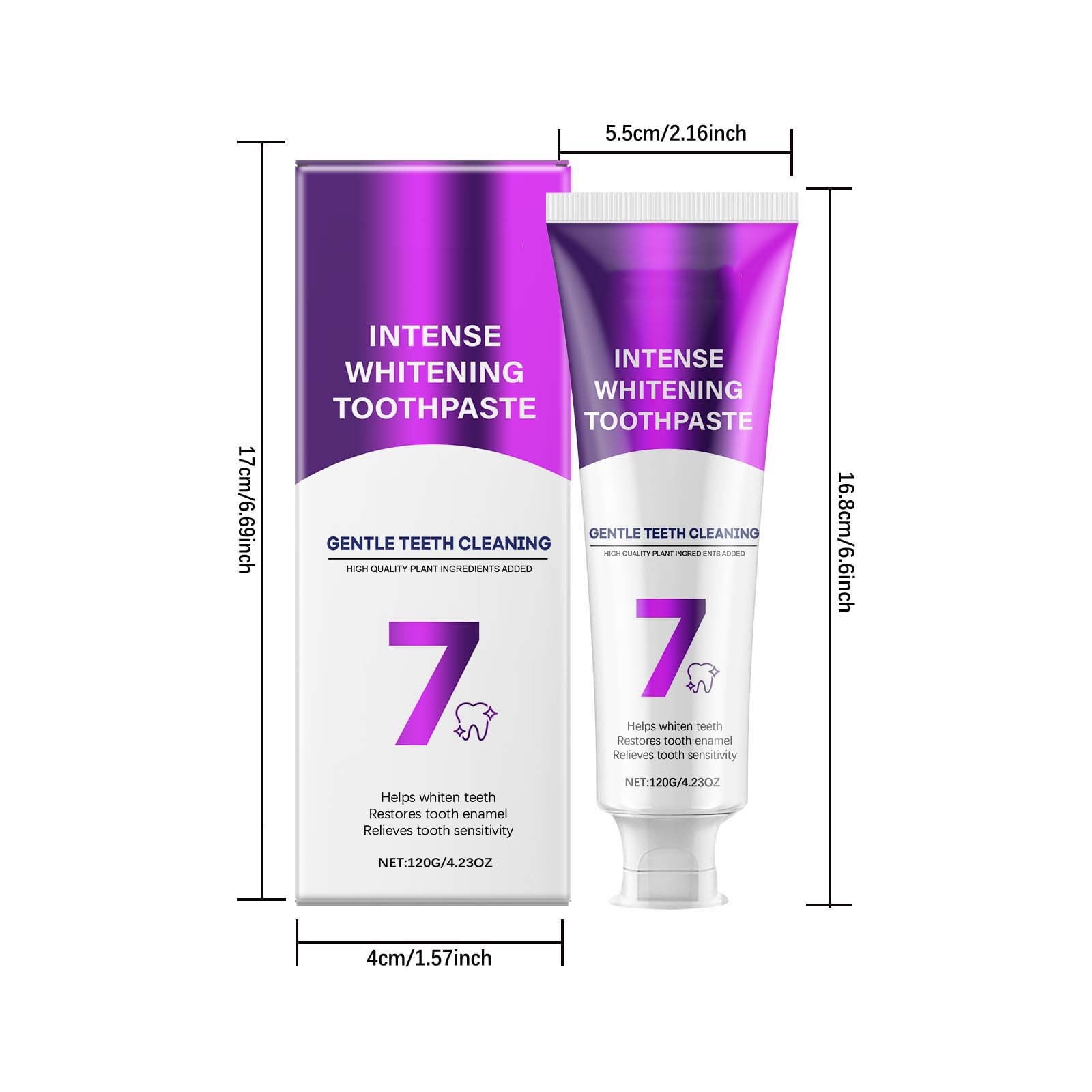 SP-7 Probiotic Toothpaste, Intense Whitening Toothpaste 7 Pro