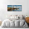 thumbnail image 2 of 3 Pieces Cityscape Canvas Wall Art - Annisquam Lighthouse Pictures Print on Canvas Massachusetts Landscape Modern Artwork for Home Office Decor Stretch and Framed Ready to Hang - 12" x 16" x 3, 2 of 6