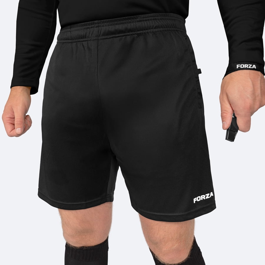 FORZA Soccer Referee Kit | Short/Long Sleeve Shirt, Shorts & Socks – Moisture-Wicking Uniform for Match Officials - 2 Colors