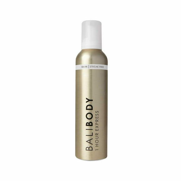 Bali Body 1 Hour Express Self Tan - Dark Shade, Quick Drying Tanning Foam, Streak-Free Customizable Tanner | Suitable for All Skin Types, Vegan, Cruelty Free and Austral