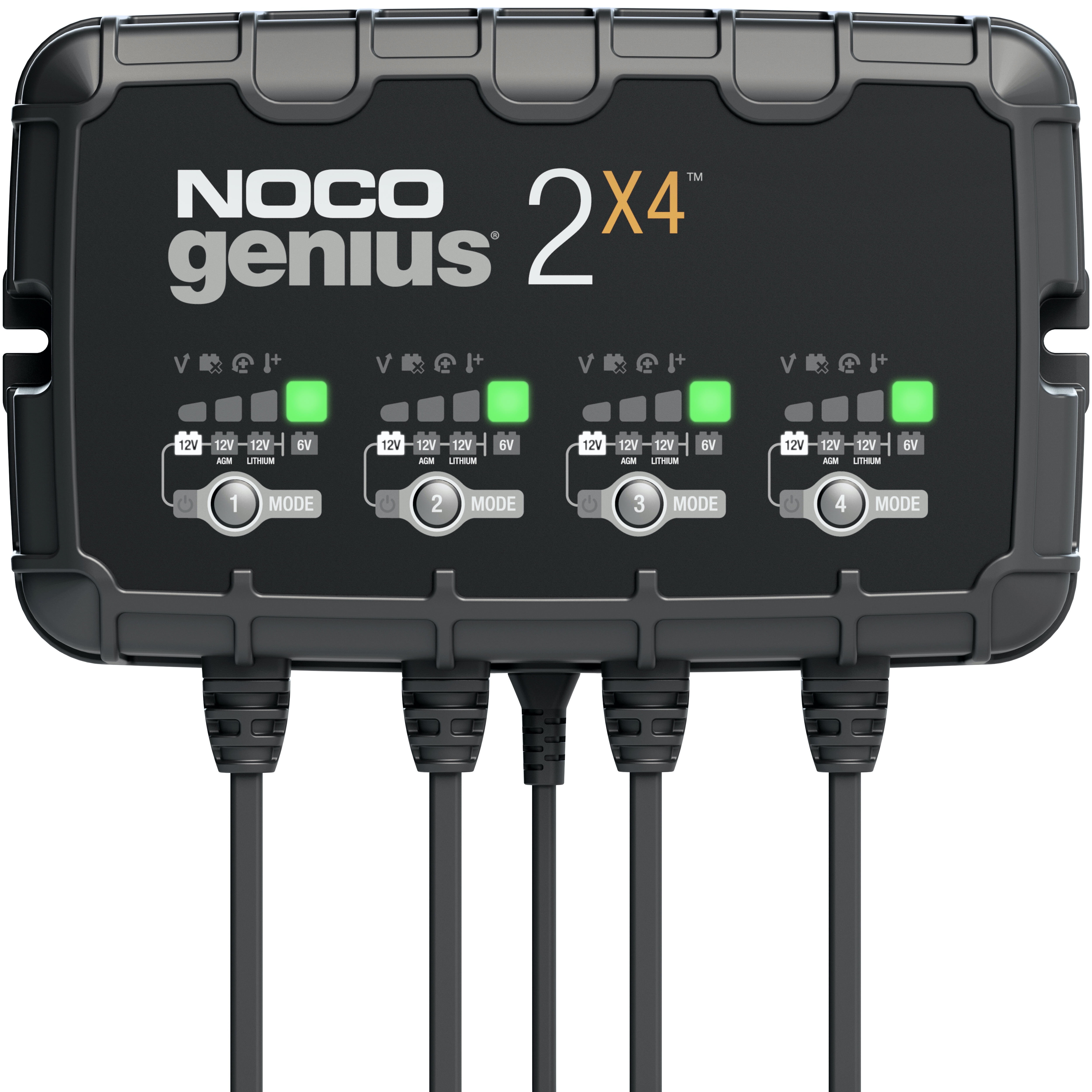 NOCO Genius GENPRO10X4 4-Bank 40A (10A/Bank) 12V Onboard Battery Charger