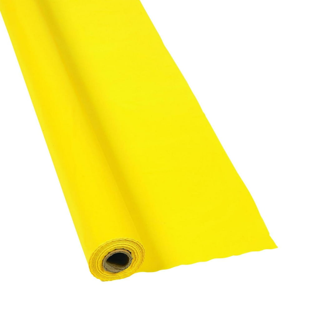Yellow Tablecloth Roll (40" X 100') Party Supplies 1 Piece