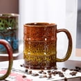 thumbnail image 5 of 20 Oz Coffee Cups- Mug, Large Ceramic Coffee Mugs,  Pottery Mug,  Cups with Handle for Office and , Dishwasher and Microwave Safe (Orange & Yellow), 5 of 7