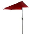 thumbnail image 4 of Pure Garden  9' Half Round Patio Umbrella - Red, 4 of 5