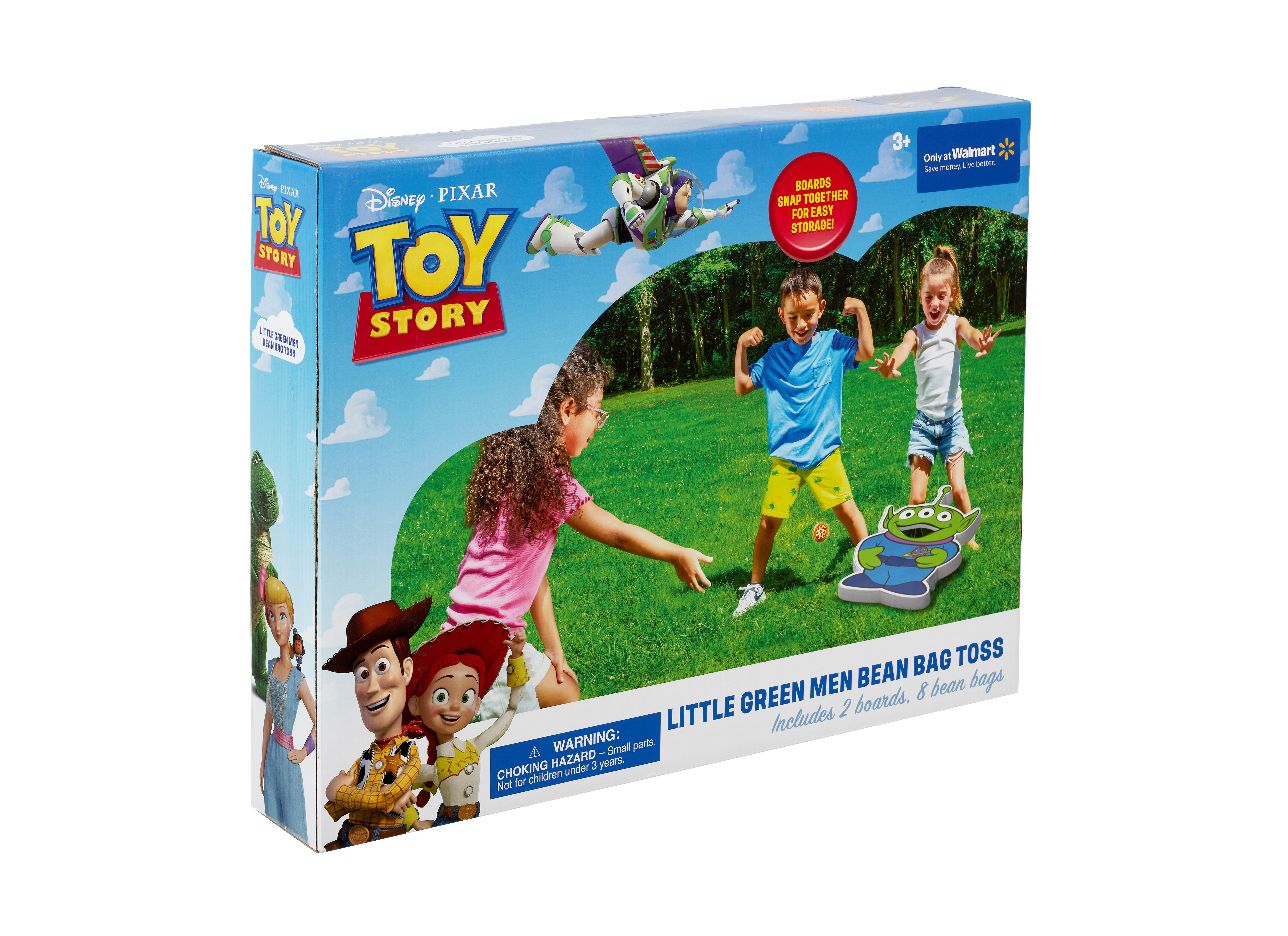DISNEY TOY STORY LITTLE GREEN MEN BEAN BAG TOSS GAME FOR AGES 3 AND UP