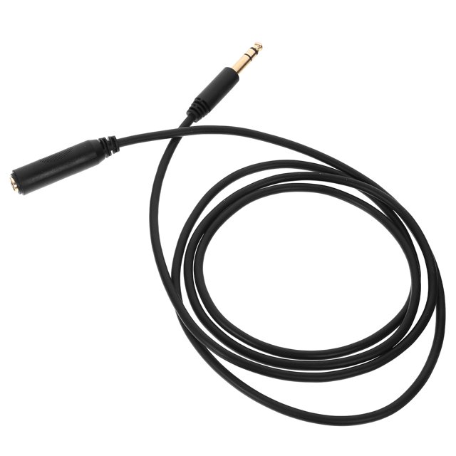 Cables de extensión Cable de altavoz Cable de audio para altavoces 6,35 mm 1/4 Extensor Línea Auricular Macho a Hembra PVC