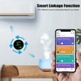 thumbnail image 3 of Thermomètre de Chambre WiFi Hygromètre Intérieur : Moniteur de Température et d'Humidité Intelligent avec Affichage Rétroéclairé LED, 3 of 6
