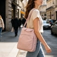 thumbnail image 1 of Women's Tablet Bag Nylon Shoulder Crossbody Handbag 26x39x8 cm, Large Capacity, Water-Repellent, Padded Protective Compartment, Adjustable Strap for Commute and School, 1 of 7