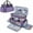 Purple, variant on Large 2 Layers Sewing Organizer Bag with 5 Detachable Dividers, Sewing Storage Bag for Sewing Supplies, Purple
