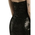 thumbnail image 3 of David’s Bridal, The Edit by DB Studio Women's Formal Mini Dress with Sculpted Strapless Neckline, Short, Sequin, 3 of 5
