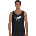 thumbnail image 1 of LA Pop Art Men's Word Art Tank Top - TYRANNOSAURUS REX, 1 of 2