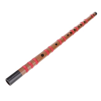 Toyvian Flûte Piccolo Alto En Bambou Naturel – Mini Dizi Chinoise Traditionnelle 10 Trous – Instrument Débutant Portable Pour Enfants & Adultes – Flûte Bambou Légère