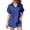 BU1, variant on Women Linen Shirts Short Sleeve Lapel Collar Tops Solid Color Casual Relaxed Linen Blouses Beige S