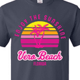 thumbnail image 4 of Inktastic Summer Enjoy the Sunshine Vero Beach Florida in Pink T-Shirt, 4 of 5
