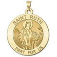 thumbnail image 2 of Picturesongold.Com Saint Ruth Round Religious Medal Female Adult- 1 inch Quarter -Sterling Silver, 2 of 4
