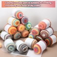 thumbnail image 5 of 1Pcs 211 Yard Acrylic Yarn for Crocheting, Beige,Orange,Green,Blue,Rose Red, 5 of 6