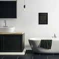thumbnail image 2 of Stupell Industries Seat Yourself Restroom Crossword Activity Distressed Black Inspirational Painting Unframed Art Print Wall Art, 13 x 19, 2 of 6
