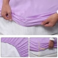thumbnail image 4 of Unique Bargains Drap-Housse en Microfibre Élastique Tout Autour 15 Pouces Protège-Matelas, 4 of 10