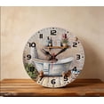 thumbnail image 3 of VOCOO 10" Novelty Bathtub-Themed Wall Clock, Silent Non-Ticking Battery Operated Clock, Decor for Bathroom, Bedroom, Kitchen, Office and School, 3 of 11