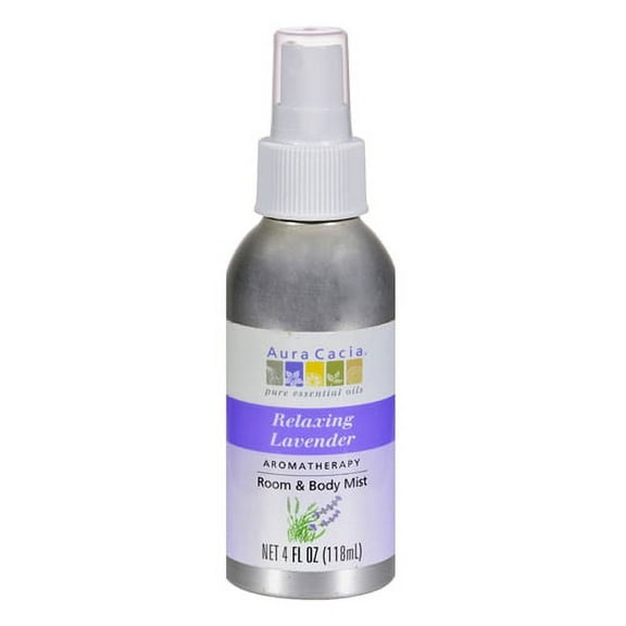 Aura Cacia Aromatherapy Mist For Room And Body, Lavender - 4 Oz