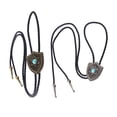thumbnail image 4 of lionlar Cravate Rétro Turquoise Bolo Amérindienne Inde Cravate Cowboy Bronze Ancien, 4 of 9