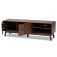thumbnail image 3 of Baxton Studio Hartman Walnut Brown Finished Wood TV Stand, 3 of 10