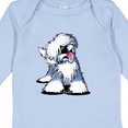 thumbnail image 4 of Inktastic Old English Sheepdog Boys or Girls Long Sleeve Baby Bodysuit, 4 of 5