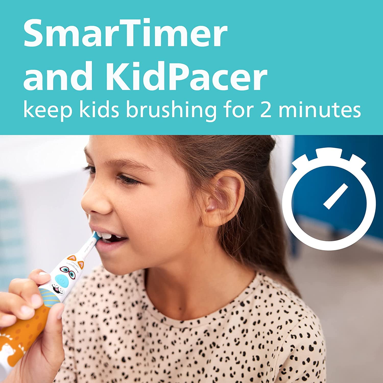 Philips Sonicare Electric Toothbrush for Kids - Design a Pet Edition - HX3601/01