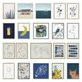 thumbnail image 5 of Sylvie Circles, Grow, and Minimalist Woman 23 in x 33 in Framed Painting Canvas Art Prints, by Kate and Laurel Set of 3, 5 of 6
