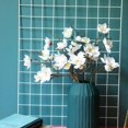 thumbnail image 7 of Artificial Magnolia Flowers, Fake Real Touch Magnolia Bouquet for Floral Arrangements, White Silk Long Stem Magnolia with Green Leaves for Tall Vase Home Office Decor, 7 of 7