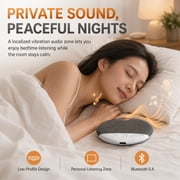 Radox Tech Pillow Speaker, Radox Tech Dreamwave Pillow Speaker, Bone Conduction with Ultra-Thin Profile, Multiple Timing Modes with Bluetooth Connectivity, Long-Lasting Runtime, Ideal for Indoor Use