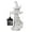 White, variant on PULLIMORE Cracker Barrel White Resin Ghost Witch With LED Lantern Halloween Decoration