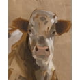 thumbnail image 2 of Green, Jacob 12x14 Gold Ornate Wood Framed with Double Matting Museum Art Print Titled - East End Cattle II, 2 of 4