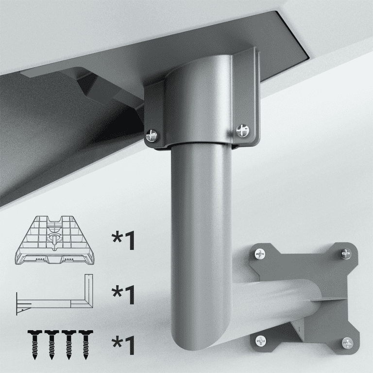 Soporte Pared Starlink Gen 3 - Kit Montaje Acero Inoxidable Con Adaptador Tubo Inclinado 20°, Para Antena Estándar V3/V4
