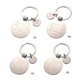 thumbnail image 3 of "Father's Day Mother's Day Round Blank Thermal Transfer Keychain Accessories", 3 of 5