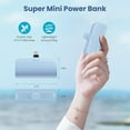 TRAHOOMini Portable Charger 5200mAh,PD Fast Charging USB C Power Bank