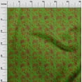 thumbnail image 2 of oneOone Polyester Lycra Green Fabric Batik Craft Projects Decor Fabric Printed By The Yard 56 Inch Wide - S4, 2 of 4