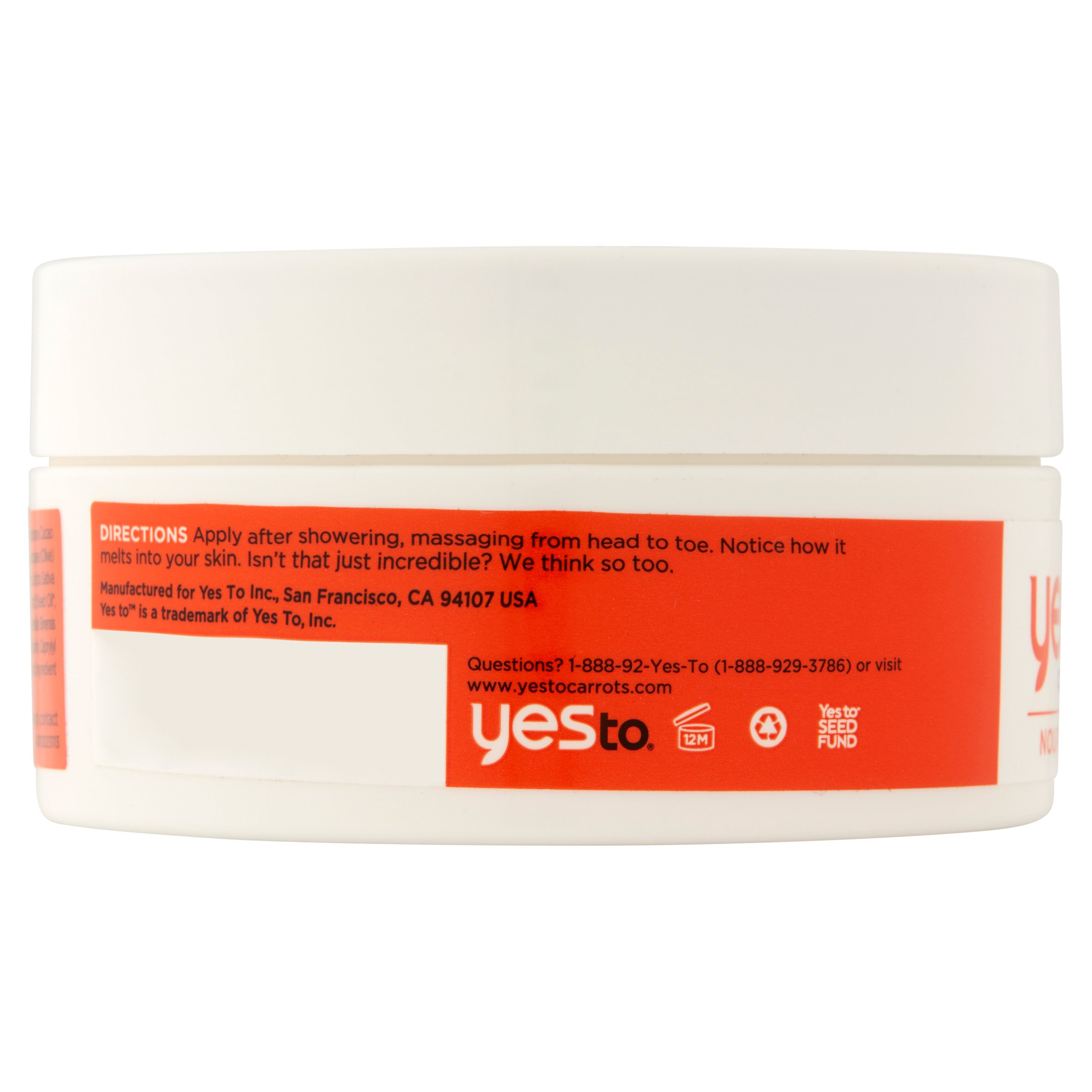 Yes To Carrots Nourishing Super Rich Body Butter 6 Oz - image 5 of 5