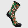 thumbnail image 3 of Football Socks (Mini-Crew) S / Green, 3 of 3