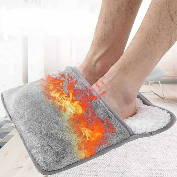 Winter electric foot mat USB home foot warmer soft plush warm blanket home office heating