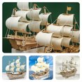 thumbnail image 2 of Miangastore 3d Puzzle Sailboat Model 3d Puzzle Ship Model Decoration Sailboat Puzzle, 2 of 9