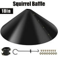 thumbnail image 1 of 3Pcs Elastic Squirrel Baffle Squirrel Proof Spring Metal Hanging Anti-Squirrel Spring Coil Device Stretchable Prevent Squirrel Eating Spring Device for Squirrel Black, 1 of 9