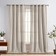 thumbnail image 2 of Cortinas Jinchan, mezcla de lino, 244 cm de largo, para sala de estar, 2 paneles, 2 of 6