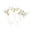 Gold, variant on Hair Pins for Bridal and Western Style – Barrettes for Weddings and Photoshoots Soft Shine and Delicate Embellishment for Hair Accessories, 2.52*2.36 in, Gold