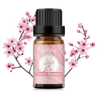 Cherry Blossom Essential Oil 100ml, ESSLUX Aromatherapy Oils for Diffuser,  Massage, Soap, Candle Making, Perfume