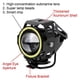 thumbnail image 4 of 125W Motorcycle Headlights Spotlights LED Motorcycle Angel Eyes U7 Headlamp 2Pcs/set Motorbike LED Auxiliary Lamp, 4 of 5