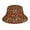 Retro Coffee, variant on Retro Floral Butterfly Reflective Double-Sided Bucket Hat, Sun Hat, Soft and Breathable for Gardening, Beaching, Camping, Hiking, Fishing