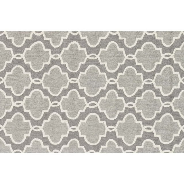 Loloi Francesca 2'3" x 3'9" Hand Hooked Rug in Gray